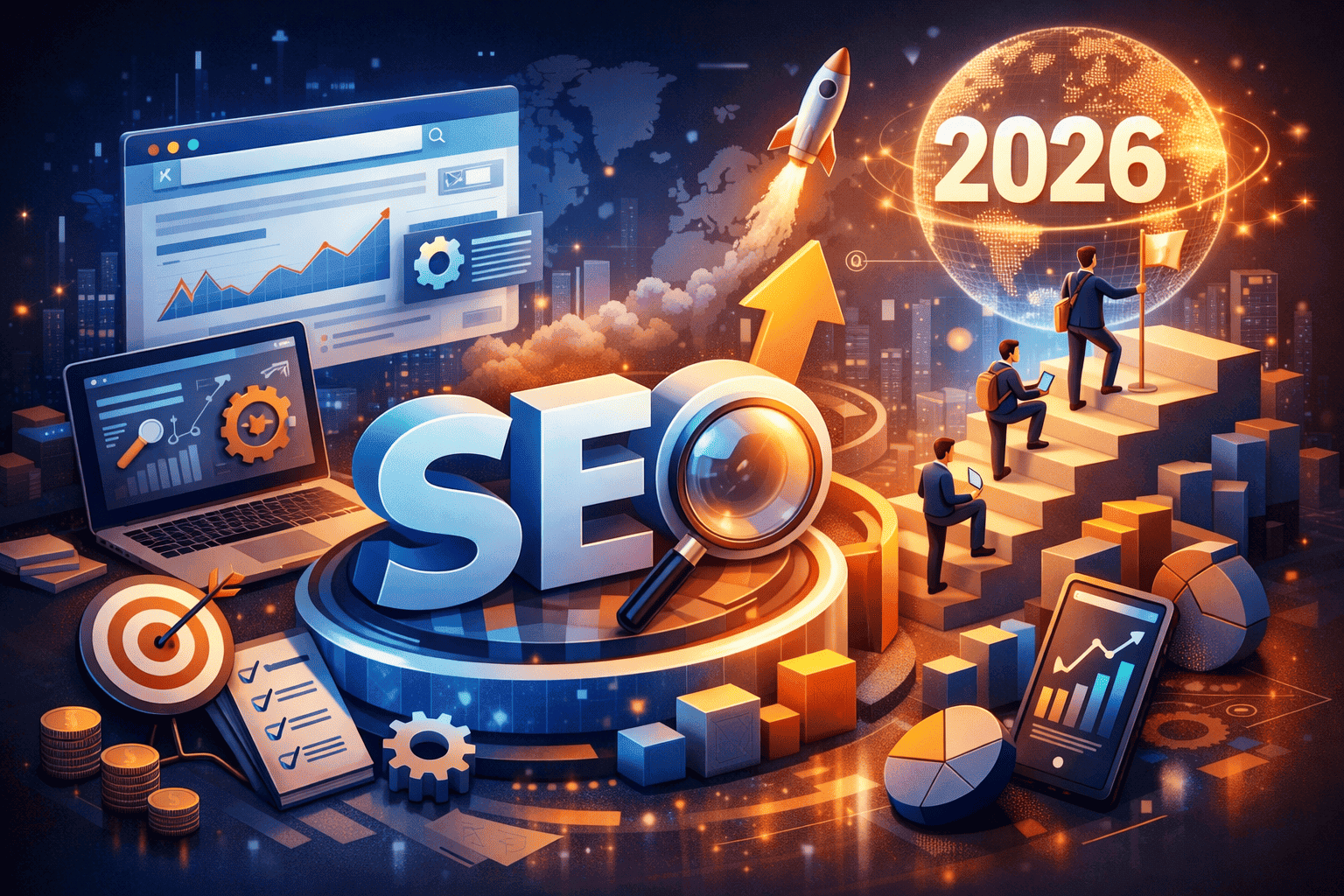كيف يعمل SEO خطوة بخطوة؟ دليل عملي لفهم تحسين محركات البحث 2026